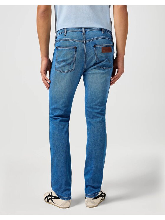Wrangler Wrangler Jeansy LARSTON Niebieski Slim Fit