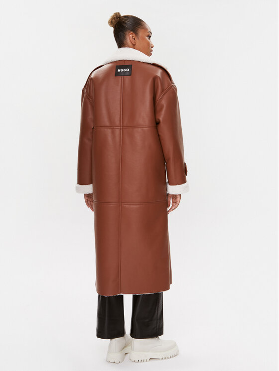 HUGO Hugo Кожух Mafalu-1 50499137 Кафяв Relaxed Fit