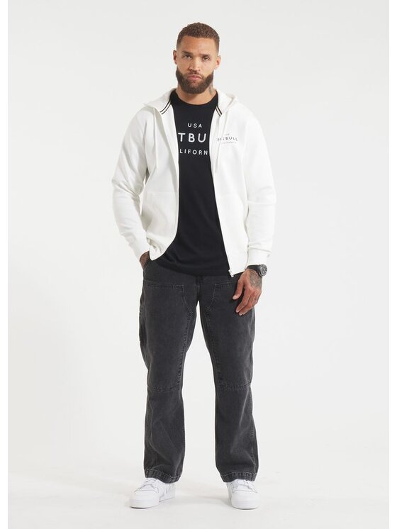 PITBULL PITBULL Bluza SAMPSON Biały Regular Fit