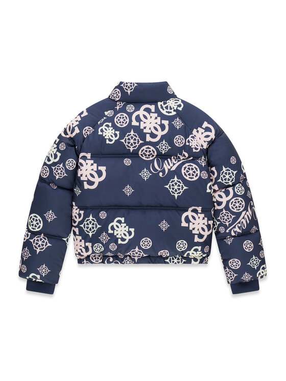 Guess Guess Žieminė striukė J6BL23 W4113 Tamsiai mėlyna Regular Fit