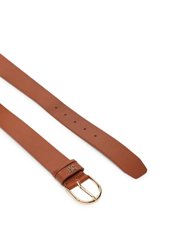 Tommy Hilfiger Tommy Hilfiger Pasek Damski Essential Effortless 3.5 AW0AW16837 Brązowy