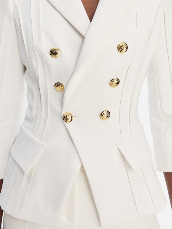Elisabetta Franchi Elisabetta Franchi Zakó GI-218-61E2-V780 Fehér Regular Fit