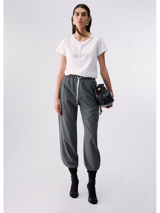 Liu Jo Liu Jo T-shirt TF6241JS923L9508 Bianco Regular Fit