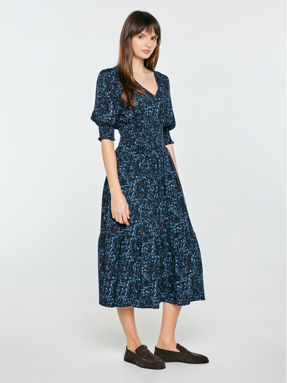 BIG STAR BIG STAR Sukienka codzienna SHERI Granatowy Tapered Fit