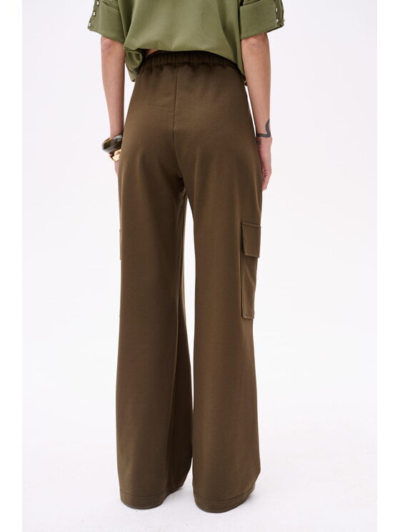 blue shadow blue shadow Spodnie damskie Atlas Khaki Regular Fit