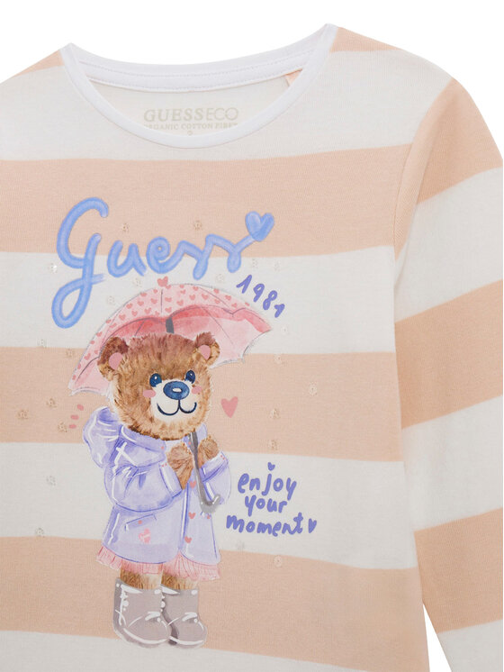 Guess Guess Блуза K5BI11 K9NF4 Бежов Regular Fit