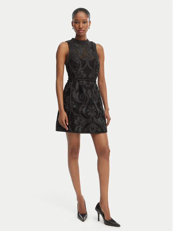 Bardot Bardot Kokteilinė suknelė Relia 60227DB Juoda Slim Fit