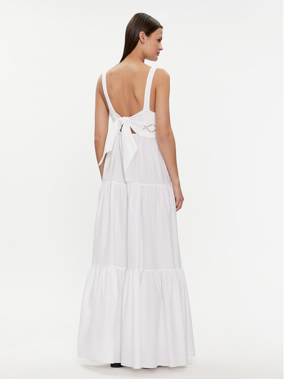 Liu Jo Liu Jo Rochie de vară MA4070 MA23A Alb Regular Fit