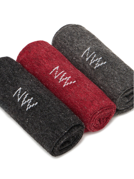 Nine West Nine West Dlouhé ponožky CEO_AS_NW_05_W_AW25 (3 PACK) Šedá