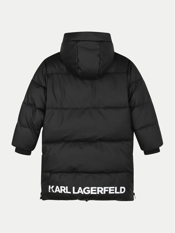 Karl Lagerfeld Kids Karl Lagerfeld Kids Winterjacke Z30273 S Schwarz Regular Fit