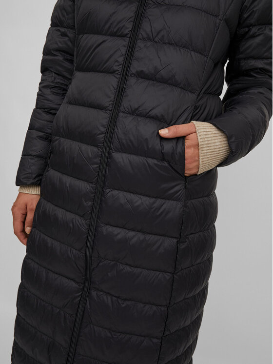 Vila Vila Geacă din puf Manya 14080342 Negru Regular Fit