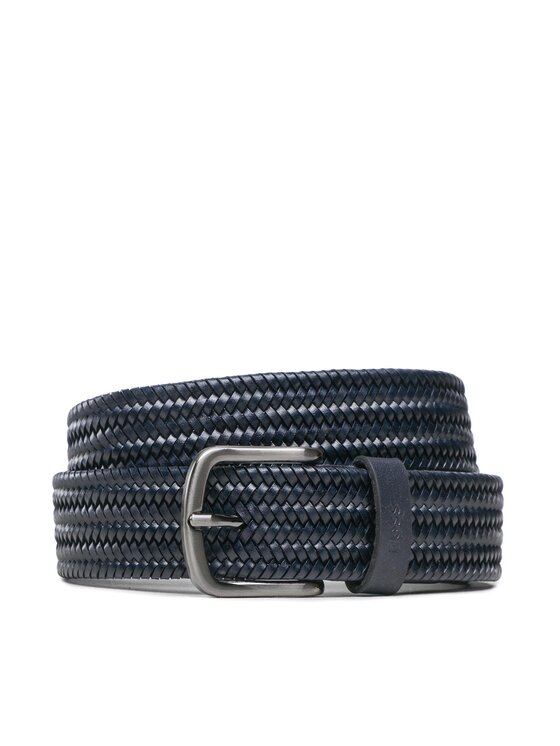 BOSS Boss Cintura da uomo 50487001 Blu scuro