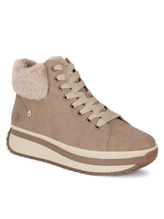 Rieker Revolution Lifestyle Rieker Revolution Lifestyle Šnurovacia obuv W0961-20 Béžová