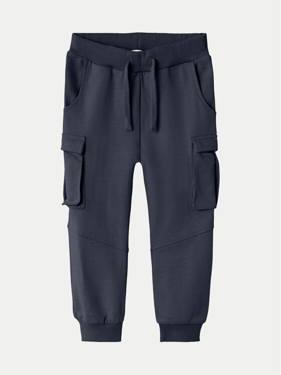 NAME IT Teplákové nohavice 13221426 Tmavomodrá Regular Fit