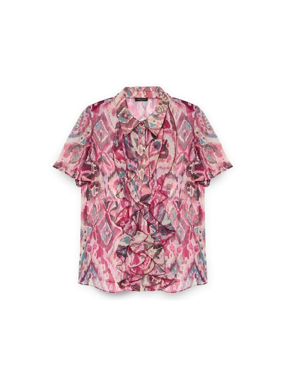 Fiorella Rubino Fiorella Rubino Koszula 5021T001425N0R6 Różowy Regular Fit