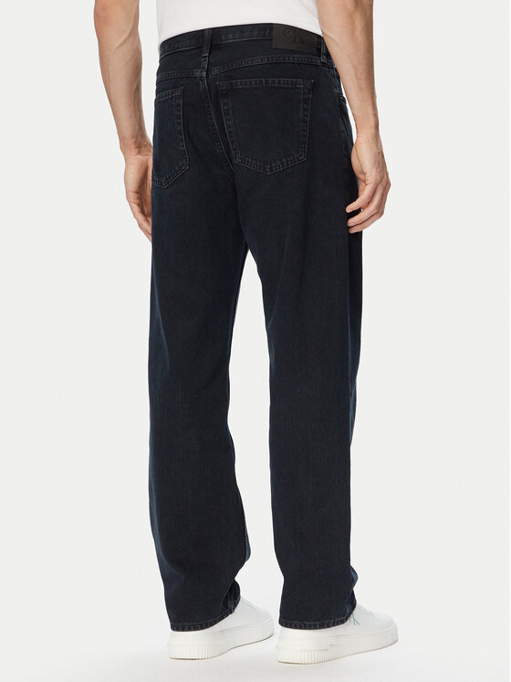 Calvin Klein Jeans Calvin Klein Jeans Džínsy LV040EM716 Čierna Straight Fit