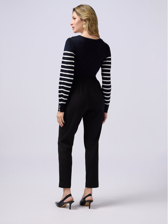 Oltre Oltre Pantaloni di tessuto P235J102249N033 Nero Boy Fit