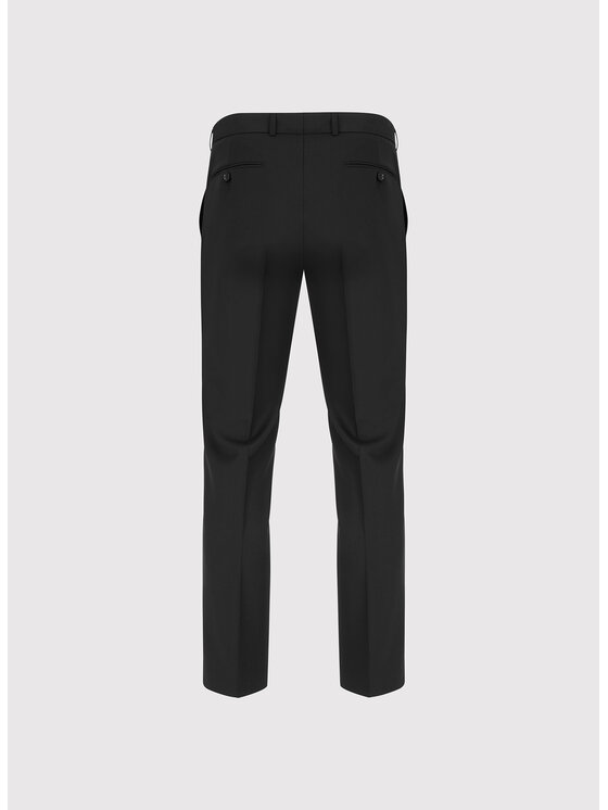 Pako Lorente Pako Lorente Spodnie garniturowe P000P-6G-005 Czarny Slim Fit