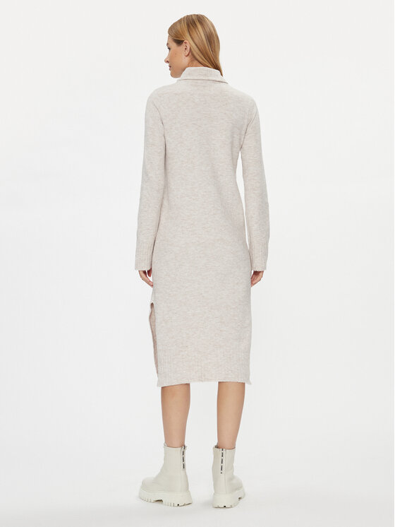 Noisy May Noisy May Трикотажна сукня 27026911 Écru Comfort Fit