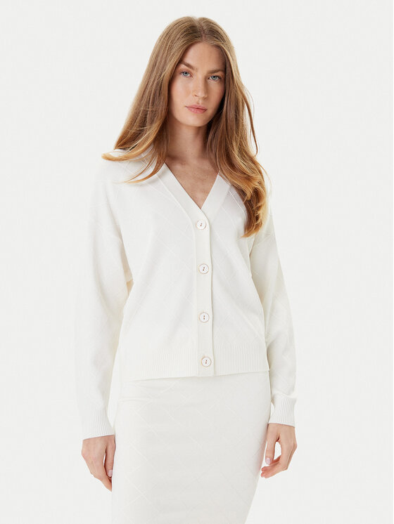 Marciano Guess Kardigan 5YGR13 5036Z Écru Regular Fit