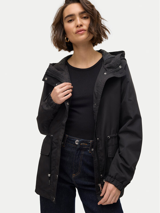 Vero Moda Vero Moda Куртка парка Paisley 10301577 Чорний Regular Fit