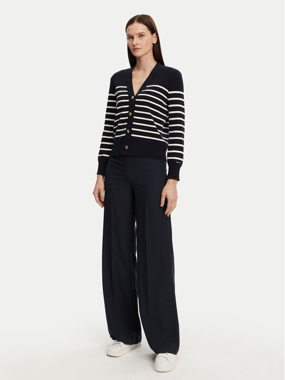 Gant Gant Kardigán 4805319 Sötétkék Regular Fit