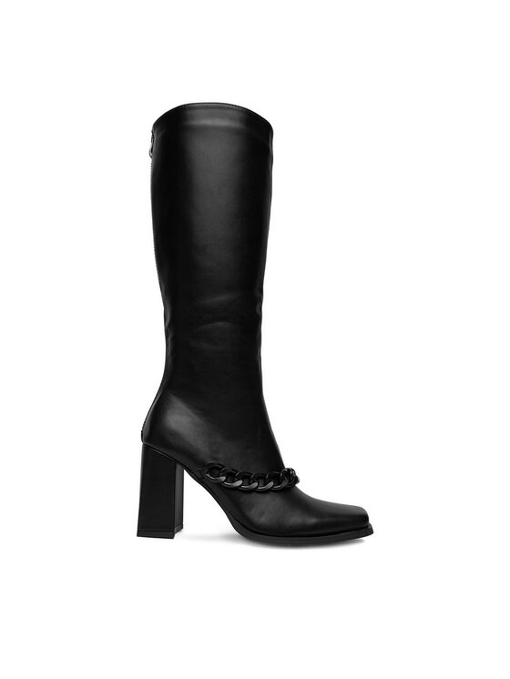 DeeZee DeeZee Ботуши 7366 3-BLACK PU Черен