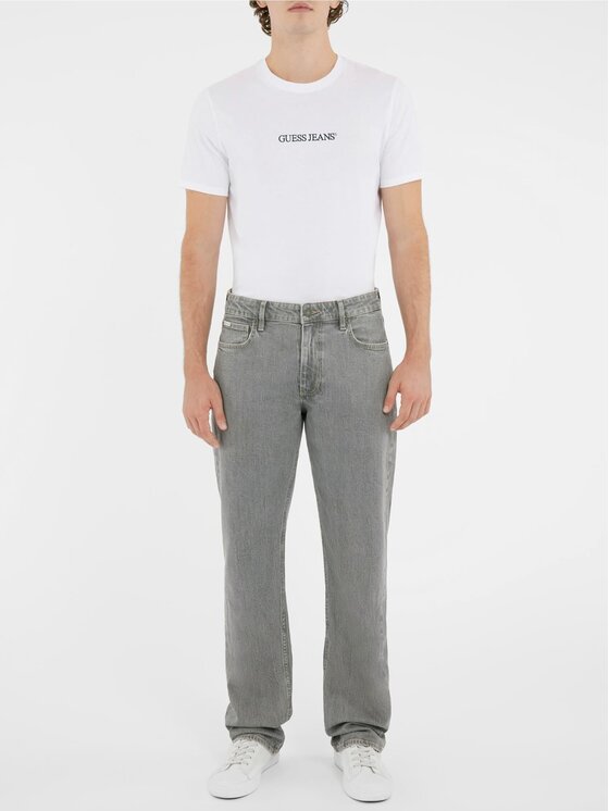 Guess Jeans Guess Jeans Jeansy 176773 Szary Regular Fit