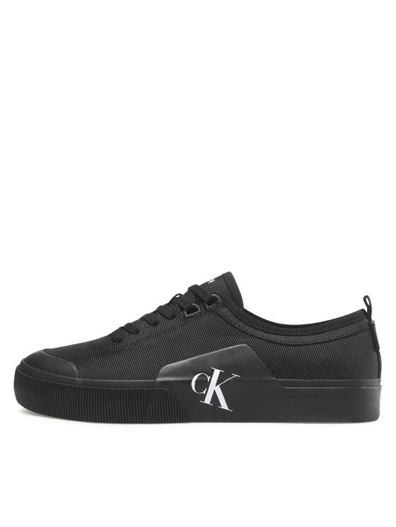 Calvin Klein Jeans Calvin Klein Jeans Кеди Skater Vulc Laceup Low Ny YM0YM00459 Чорний