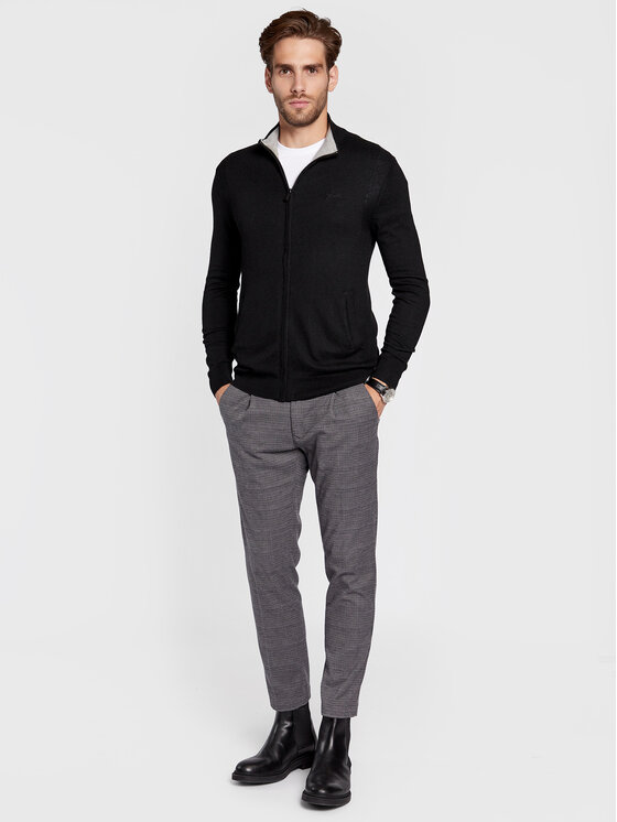 Cardigan Peers M2BR07 Z3142 Nero Regular Fit