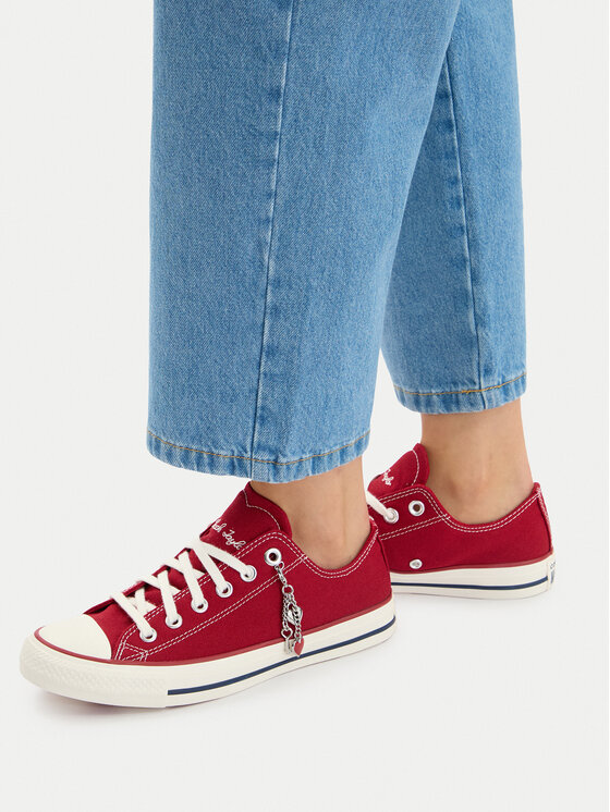 Converse Converse Trampki Chuck Taylor All Star Hearts A19057C Czerwony