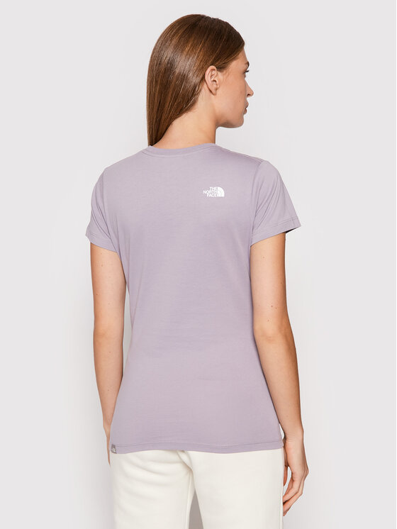 The North Face The North Face T-Shirt Easy NF0A4T1Q2T11 Fioletowy Regular Fit