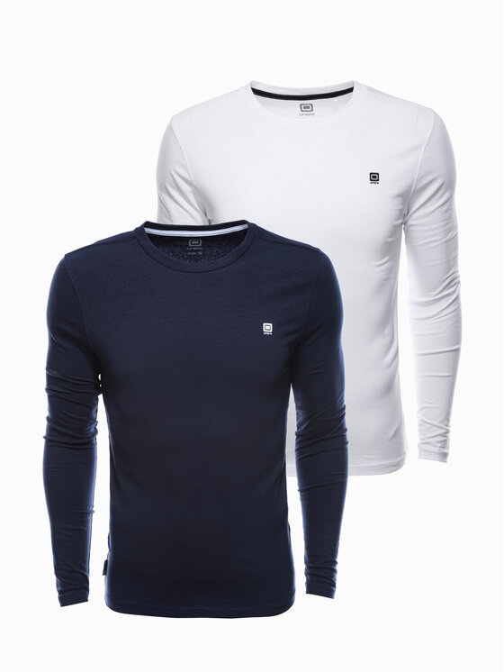 Ombre Ombre Longsleeve Z40 Biały Regular Fit