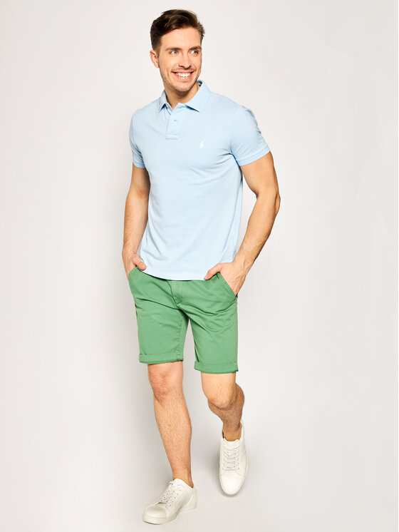 Pepe Jeans Pepe Jeans Medžiaginiai šortai Mc Queen PM800227C75 Žalia Regular Fit