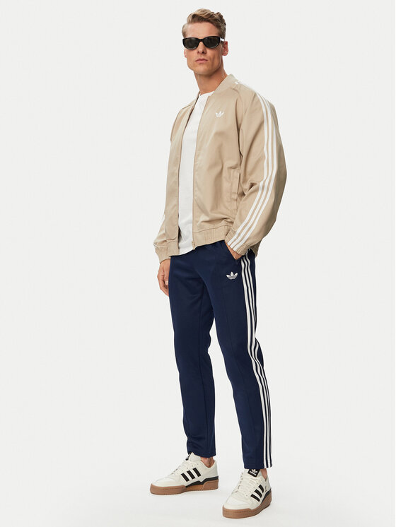adidas adidas Sportinės kelnės Beckenbauer Track KE3529 Tamsiai mėlyna Regular Fit