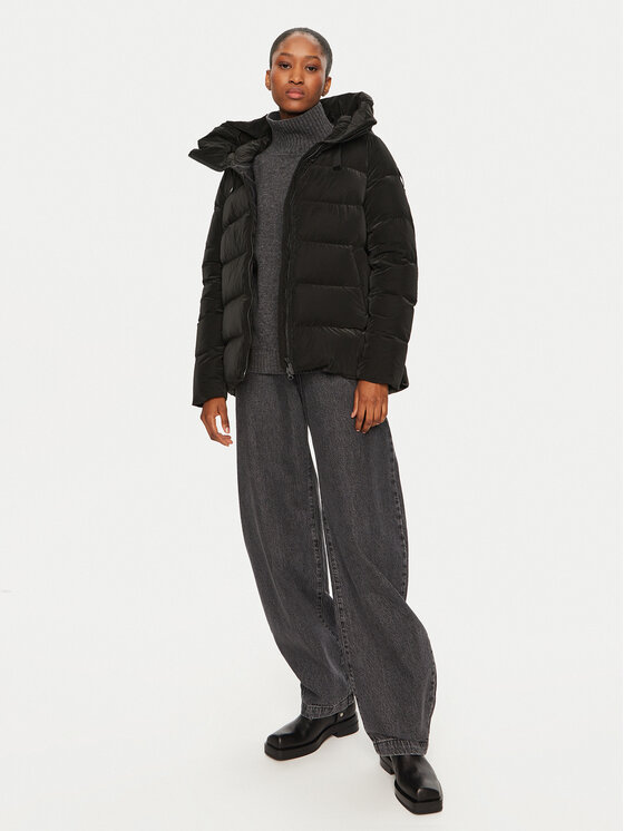 Bomboogie Bomboogie Pūkinė striukė GW6012TGLP4 Juoda Regular Fit