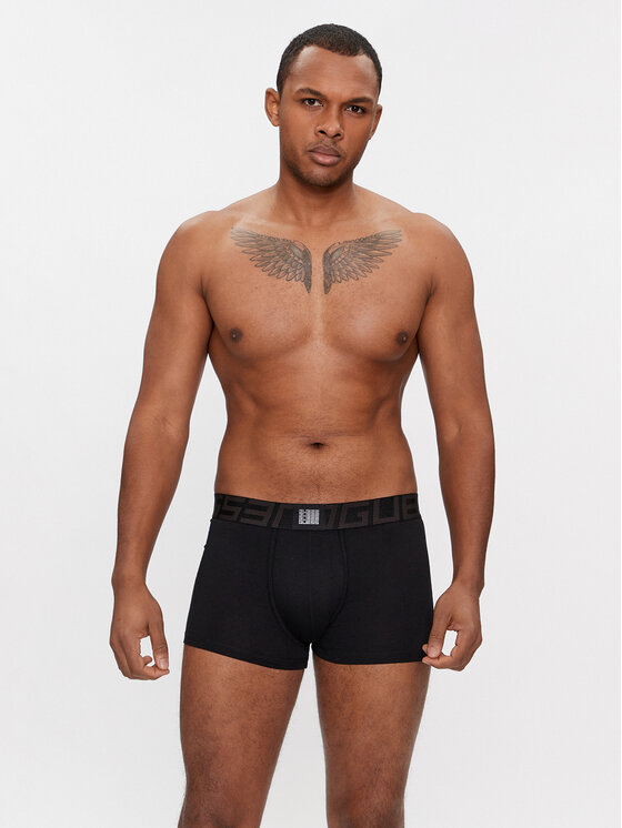 Guess Guess Set di 3 boxer Idol U4RG01 K6YW0 Nero