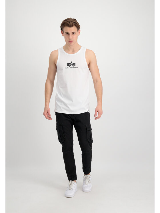 Alpha Industries Alpha Industries Joggery Nylon Cargo Jogger Czarny Slim Tapered Fit