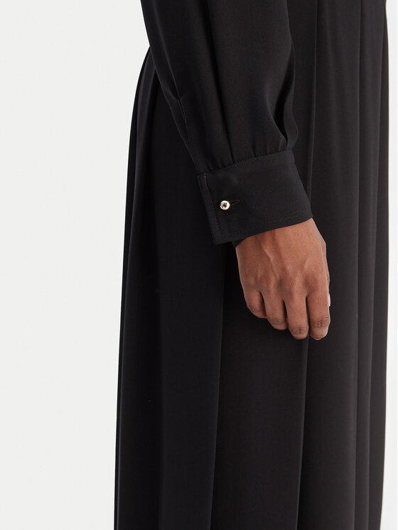 Liu Jo Liu Jo Hemdkleid MF5145 T4241 Schwarz Regular Fit