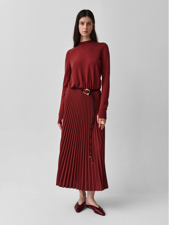 TATUUM TATUUM Sukienka codzienna ARELIO Czerwony Flare Fit