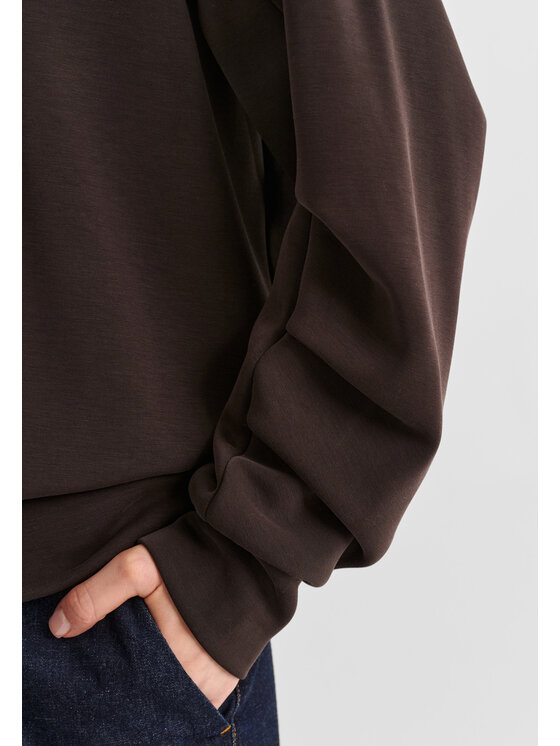 TATUUM TATUUM Mikina TOLES Hnědá Loose Fit