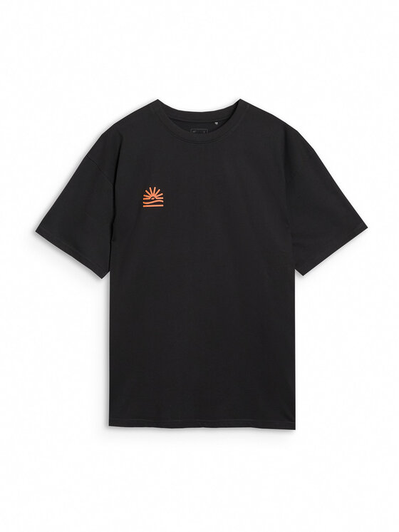 4F 4F T-Shirt CHILLY WAVES Czarny Oversize