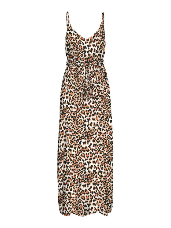 Vero Moda Vero Moda Letní šaty Easy 10307995 Hnědá Regular Fit