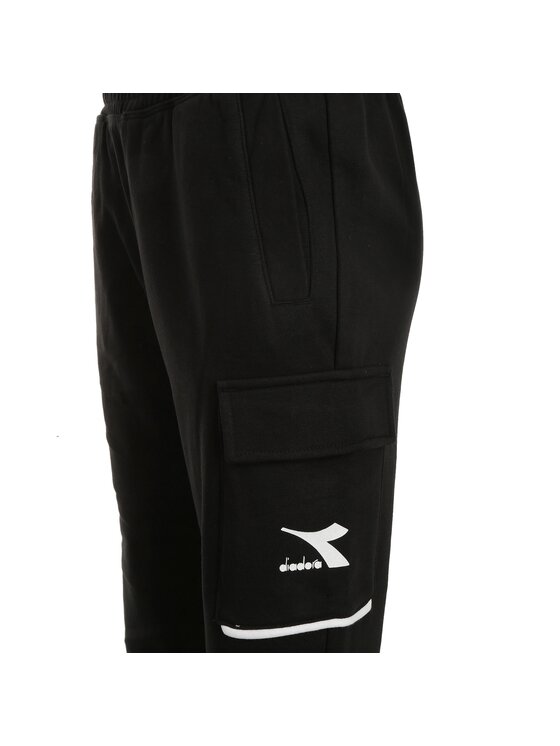 Diadora Diadora Spodnie dresowe JB.CUFF PANTS DIADORA FC Czarny Basic Fit