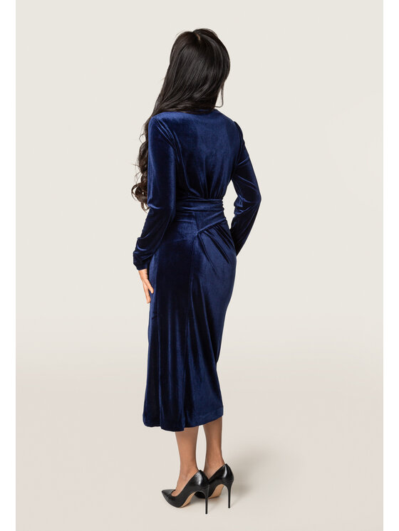 QUIOSQUE QUIOSQUE Večerní šaty 4TC002 Tmavomodrá Regular Fit