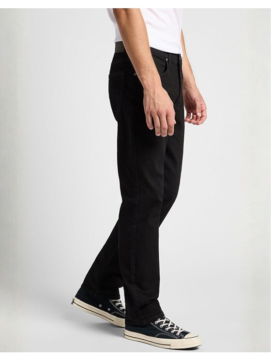 Lee Lee Jeansy Brooklyn Straight Czarny Regular Fit