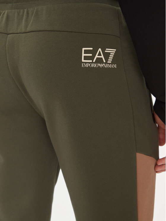 EA7 Emporio Armani EA7 Emporio Armani Spodnie dresowe 6DPP71 PJVTZ 1846 Zielony Regular Fit