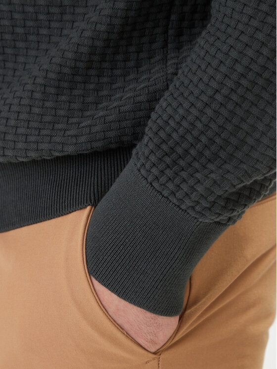 BOSS BOSS Megztinis H-Imberto 50545283 Žalia Regular Fit