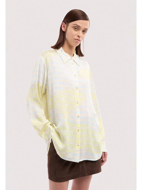 Trussardi Trussardi Camicia 5147A200678N0SE Turchese Regular Fit