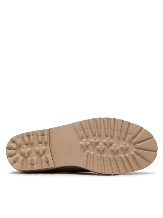 PINKO PINKO Botki Noemi Stivale PE 22 BLKS1 1H212D Y87W Beżowy